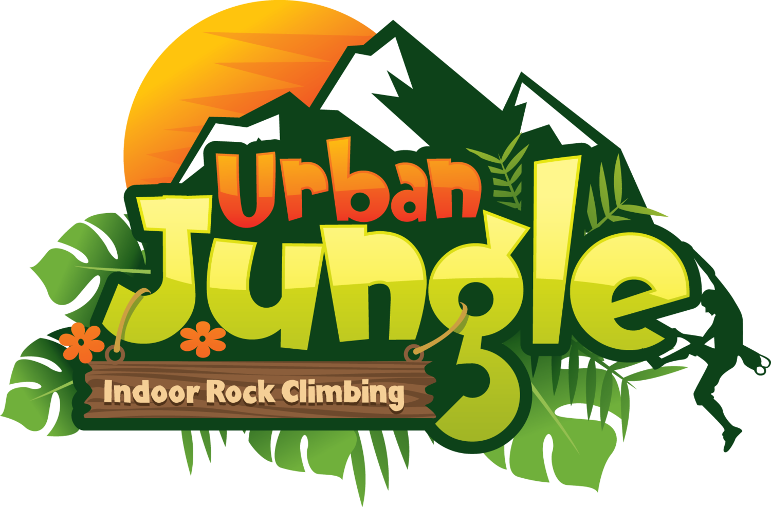 Urban Jungle Indoor Rock Climbing logo
